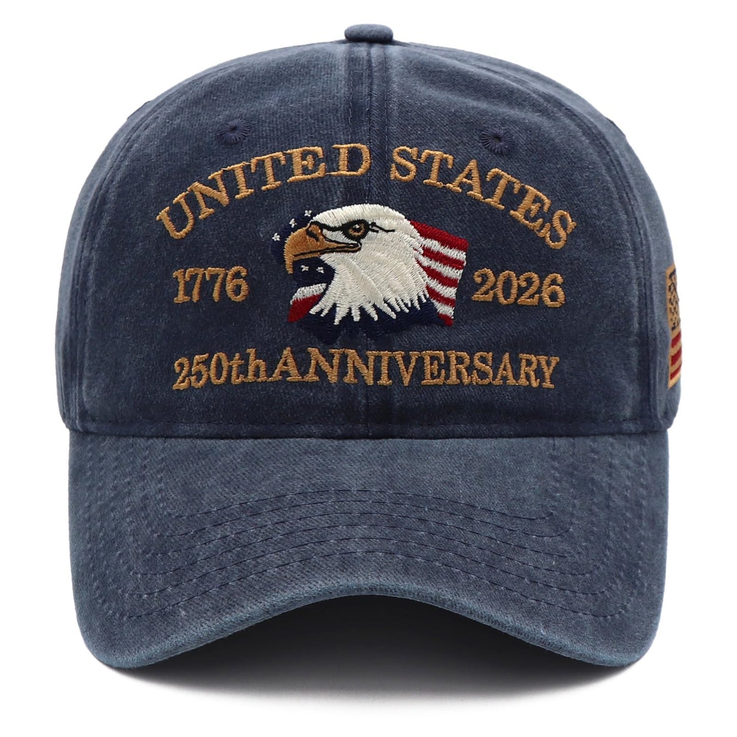 250 Anniversary USA Hat,United States 250th Anniversary Cap,1776-2026 Baseball Cap of Patriotic Hats for Independence Day/4th of July Hats,Fathers Day Hats for Dad Husband Stepdad Blue