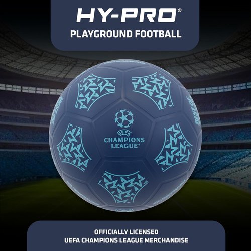 Hy-Pro UEFA Champions League Soccer Ball - Size 5 Official Match & Training Ball for Kids & Adults