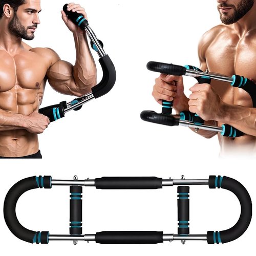 Twister Arm Trainer, 66-110lb Adjustable Fitness Equipment, Chest Workout Equipment for Men, Portable Detachable Upper Body Forearm Strengthener Shoulder Arm Exerciser for Home Gym