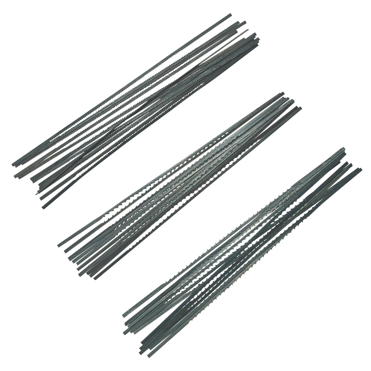 FOXBC Skip Tooth Scroll Saw Blade Plain End Assortment, 36 Pack, Replacement for Olson Saw FR49400