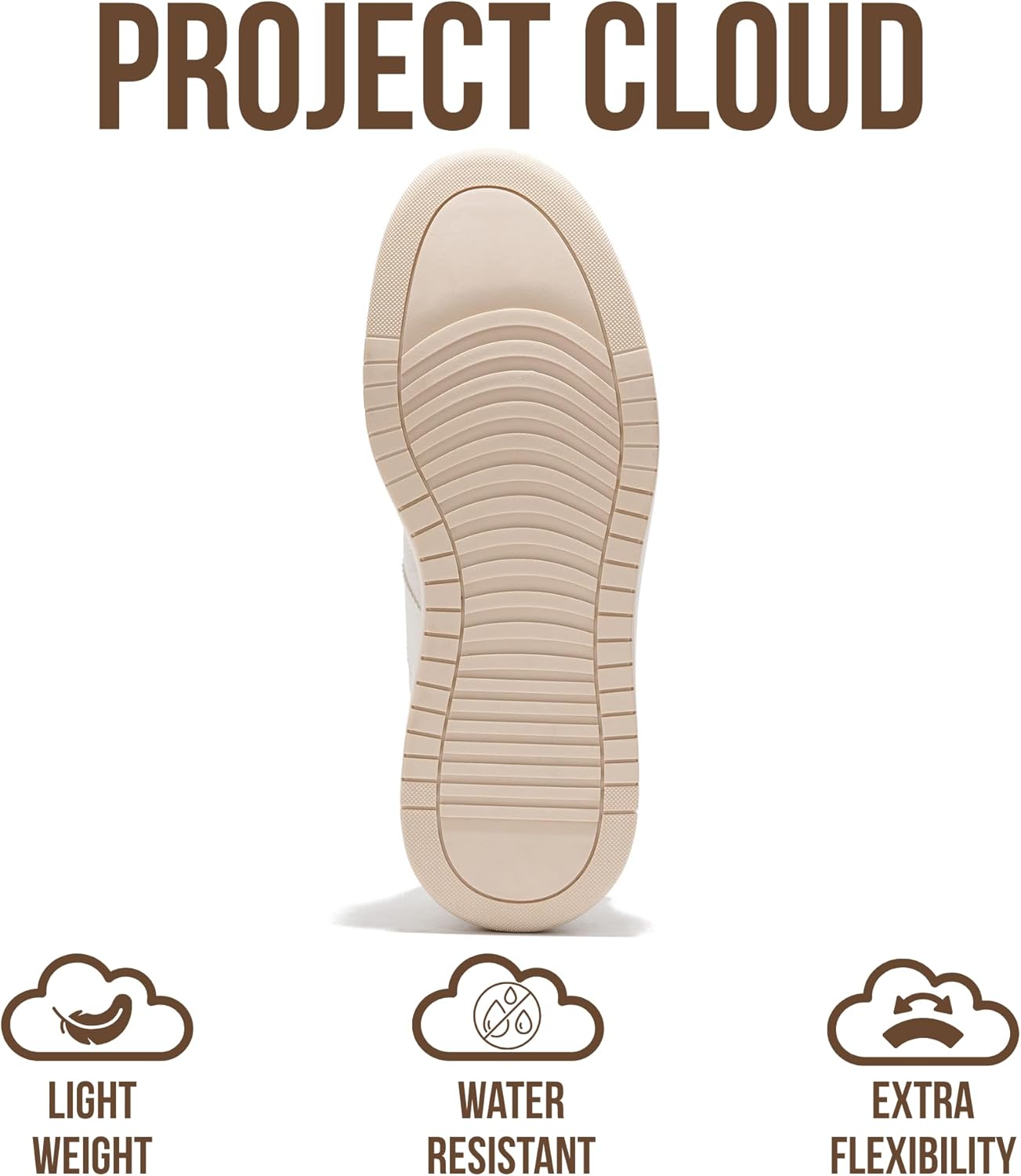 Nita Project Cloud Platform Sneakers for Women - Lightweight Memory Foam Insole | Non-Slip Fashion Footwear