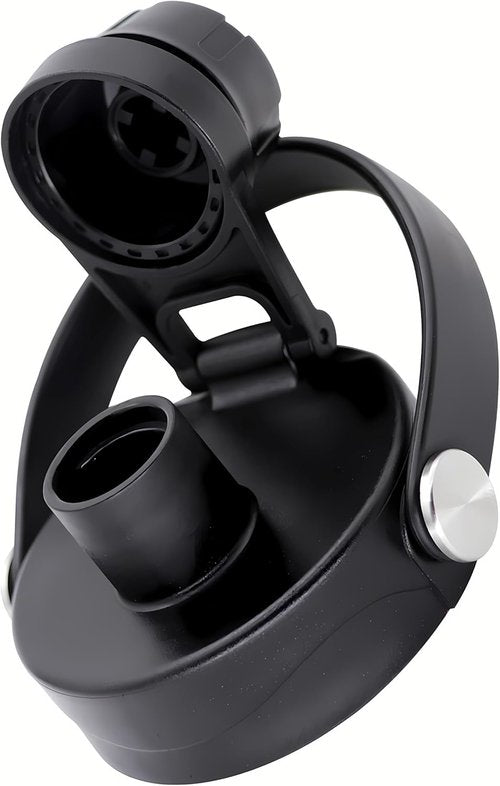 Hydro Flask Spout Lid - Replacement Chug Lid for Wide Mouth Water Bottles | Fits 18-64 oz (Black)