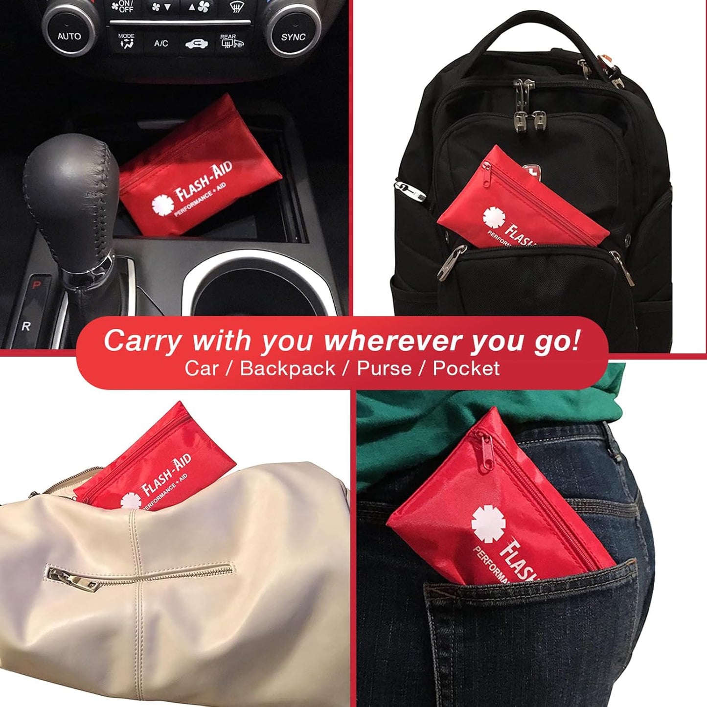 Mini First Aid Kits by [Brand Name] - 2-Pack Compact Travel IFAKs for Emergency Preparedness | Lightweight & Portable Supplies