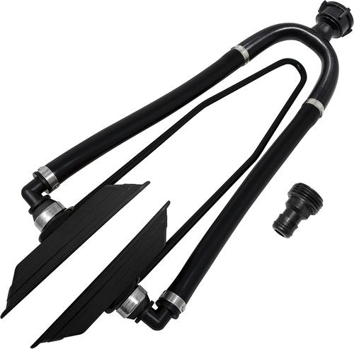 Dual Feed Muff Style Boat Motor Flusher - Antifreeze Winterization & Water Flush | 5/8 Inch Hose Connection