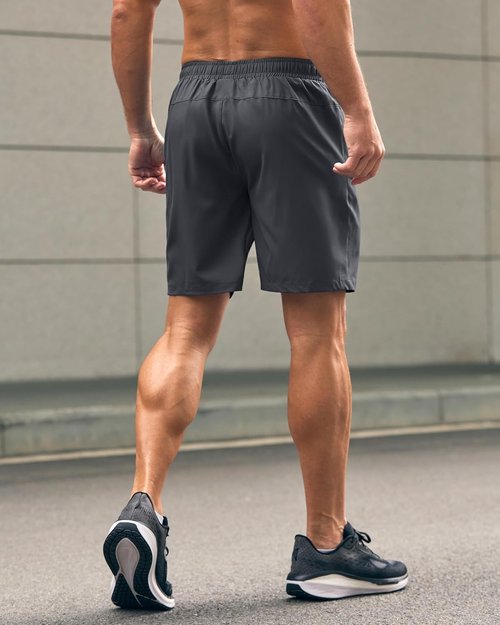 G Gradual Men's Athletic Running Shorts - Quick Dry with Zipper Pockets | Available in 7", 5", 9" Sizes