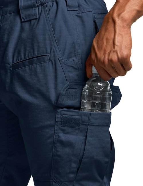 CQR Men's Tactical Pants - Lightweight Water-Resistant Ripstop Cargo Pants for Hiking & Work