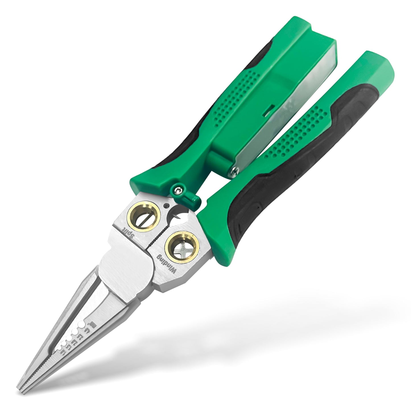 8 in 1 Wire Stripper with Voltage Tester, Pinzas Para Electricista, Electric Pliers, Multi-function Electric Wire Stripping Tool for Cutting and Pulling Pliers, Electrician Repair Tool