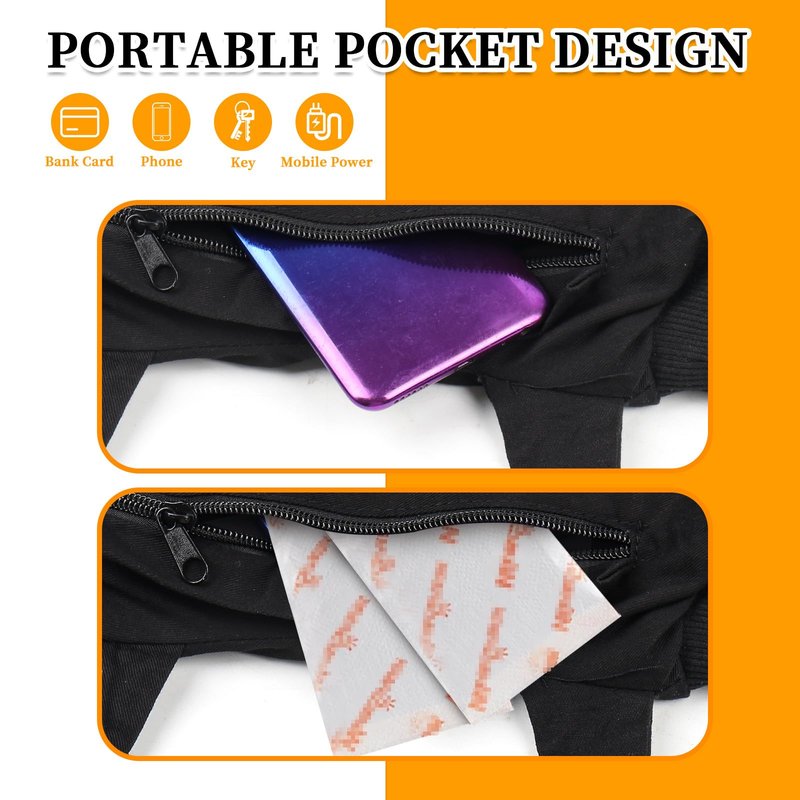 2 Pcs Football Hand Warmer Pouch, Football Warmer Bag Black HandWarmer Pouch Hand Muffs with Zipper Pocket and Adjustable Strap for Soccer, Golf, Fishing, Winter Outdoor Walk (Youth)