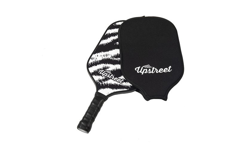 Upstreet Graphite Pickleball Paddle Set | Gold Blue Silver Glitter Cheetah Snakeskin Tiger | Pickleball Rackets Include Padded Cover, Lightweight Honeycomb Composite Pickleball Paddles for Women & Men