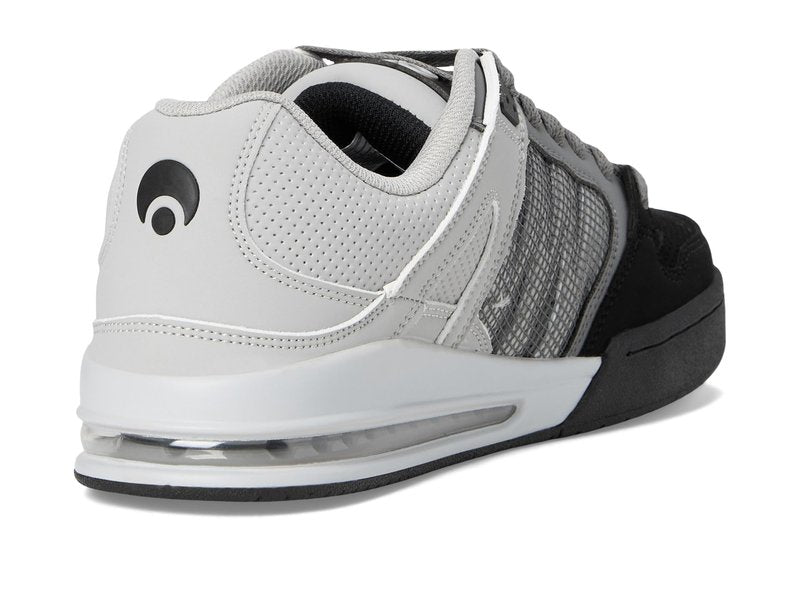 Osiris Men's Pixel Fashion Sneaker,Black/Charcoal/Grey,7.5 M US