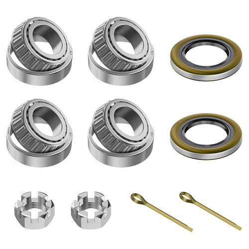 CLUBRALLY 2 Set EZGO TXT Golf Cart Front Axle Wheel Hub Bearings & Seal G&E 1976-UP, OEM#50892-G1, 25146-G1