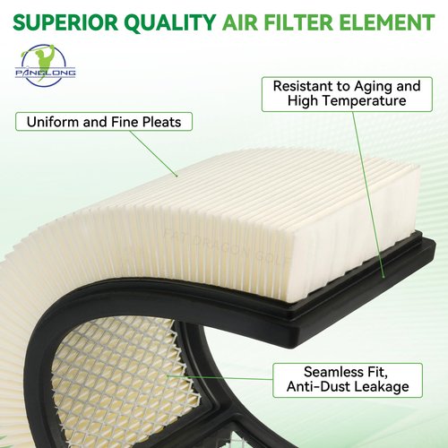Panglong EZGO Air Box Filter Assembly, Include Air Filter Element, Filter Cover and Housing, Suitable for 1994-2005 EZGO Gas Golf Cart with 295cc & 350cc Engine, OEM# 72368-G01 72178-G01 72179-G01