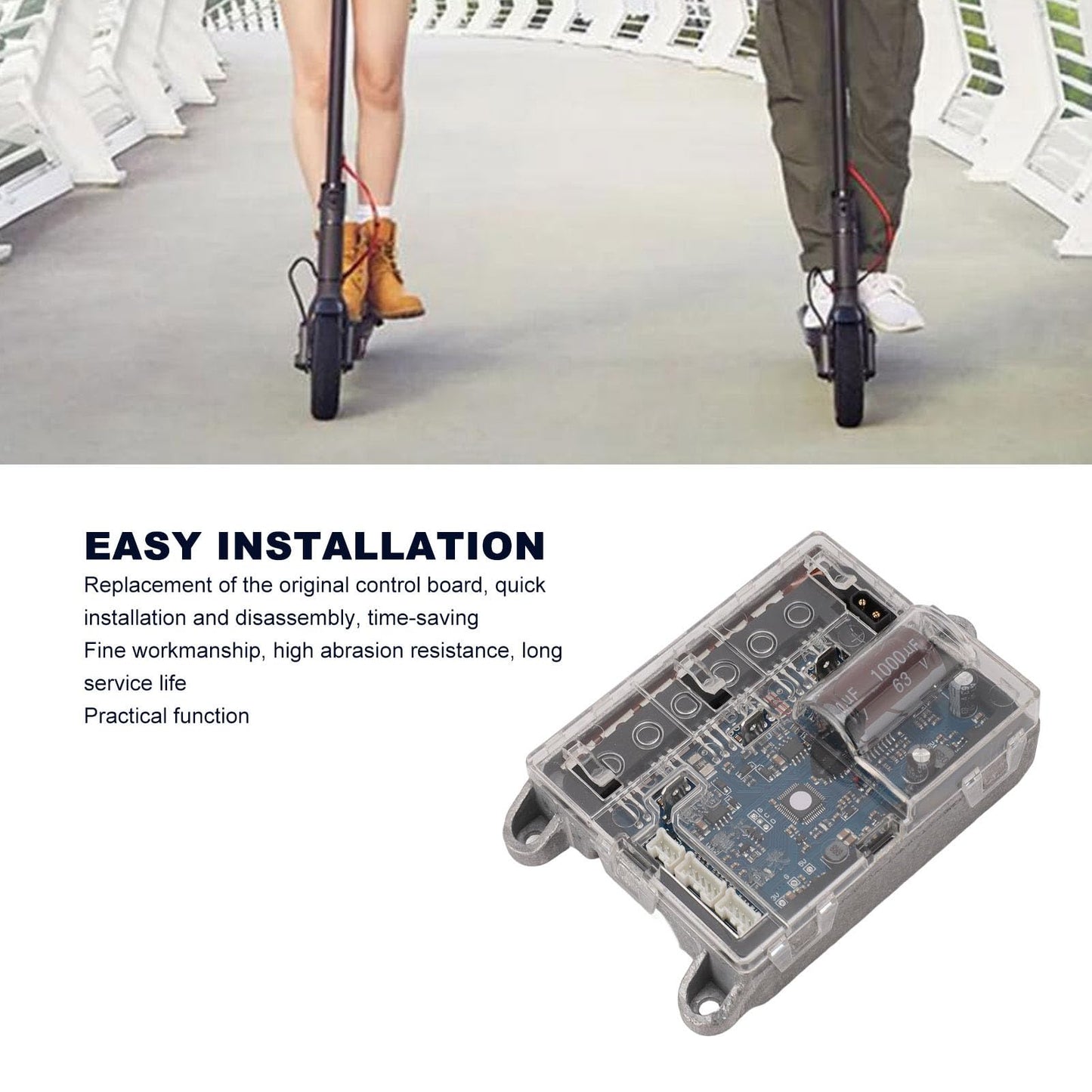 Zunate Electric Scooter Controller Motherboard, M365 to Download V3.0 Original Control Board, M365 Controller Panel for M365 1s Essential Electric Scooter