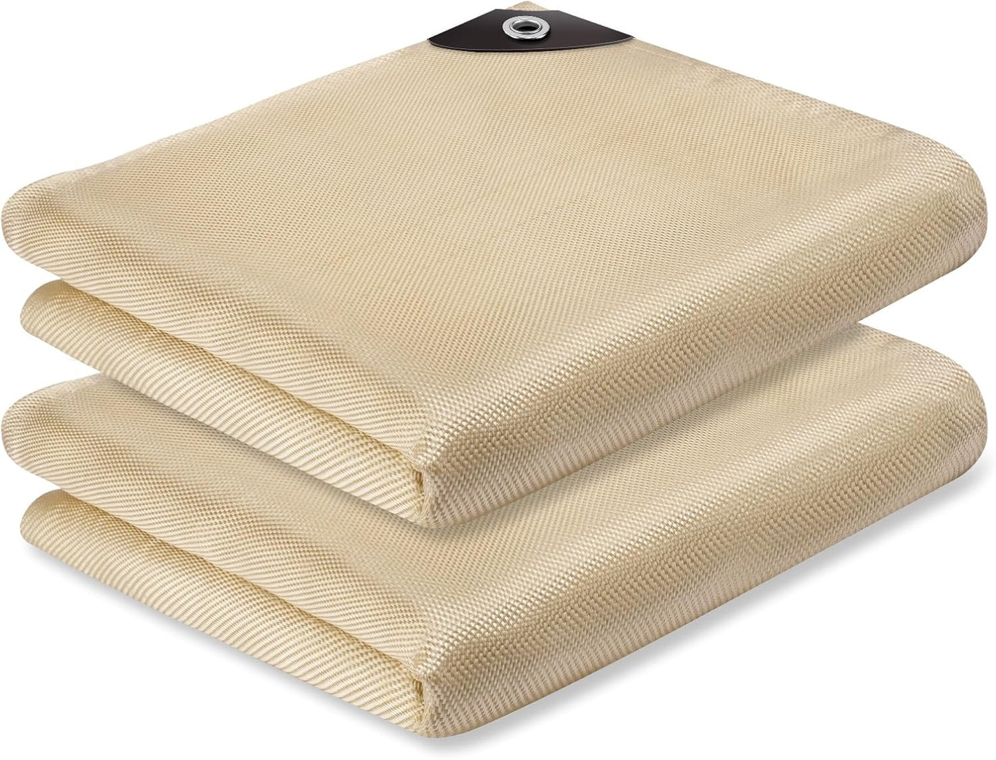 Heavy Duty Welding Blanket 4x6 ft - 1022°F Fire Resistant Fiberglass Insulation (2 Pack)