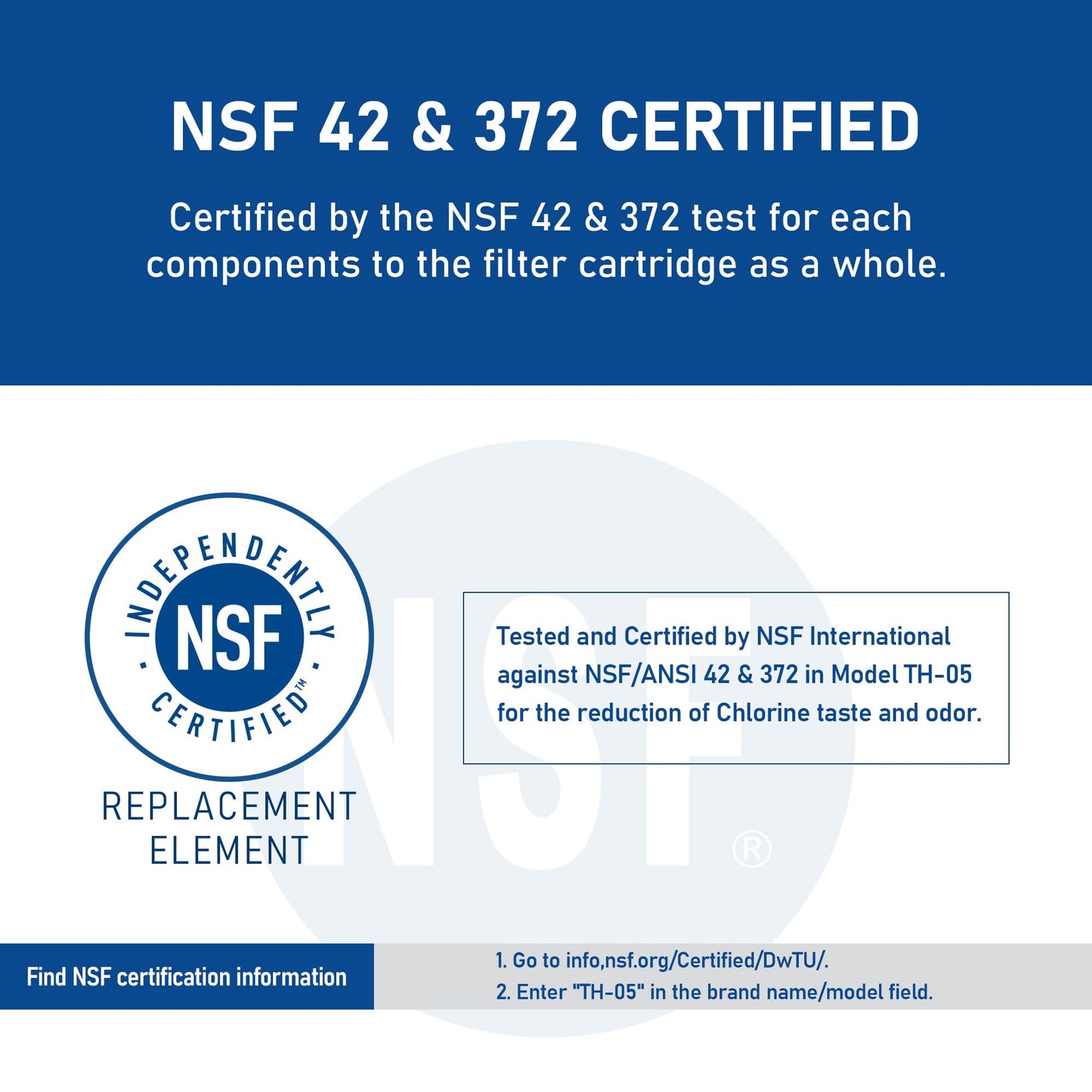 TEEHAY W10295370A Water Filter Replacement, Compatible with Amana ASI2575GRS, ASI2575GRB, KitchenAid KAD1RXD1, KFFS20EYMS, KFIS29PBMS, KSC24C8EYY, KSF26C4XYY, KSF26C6XYY, 2 Pack