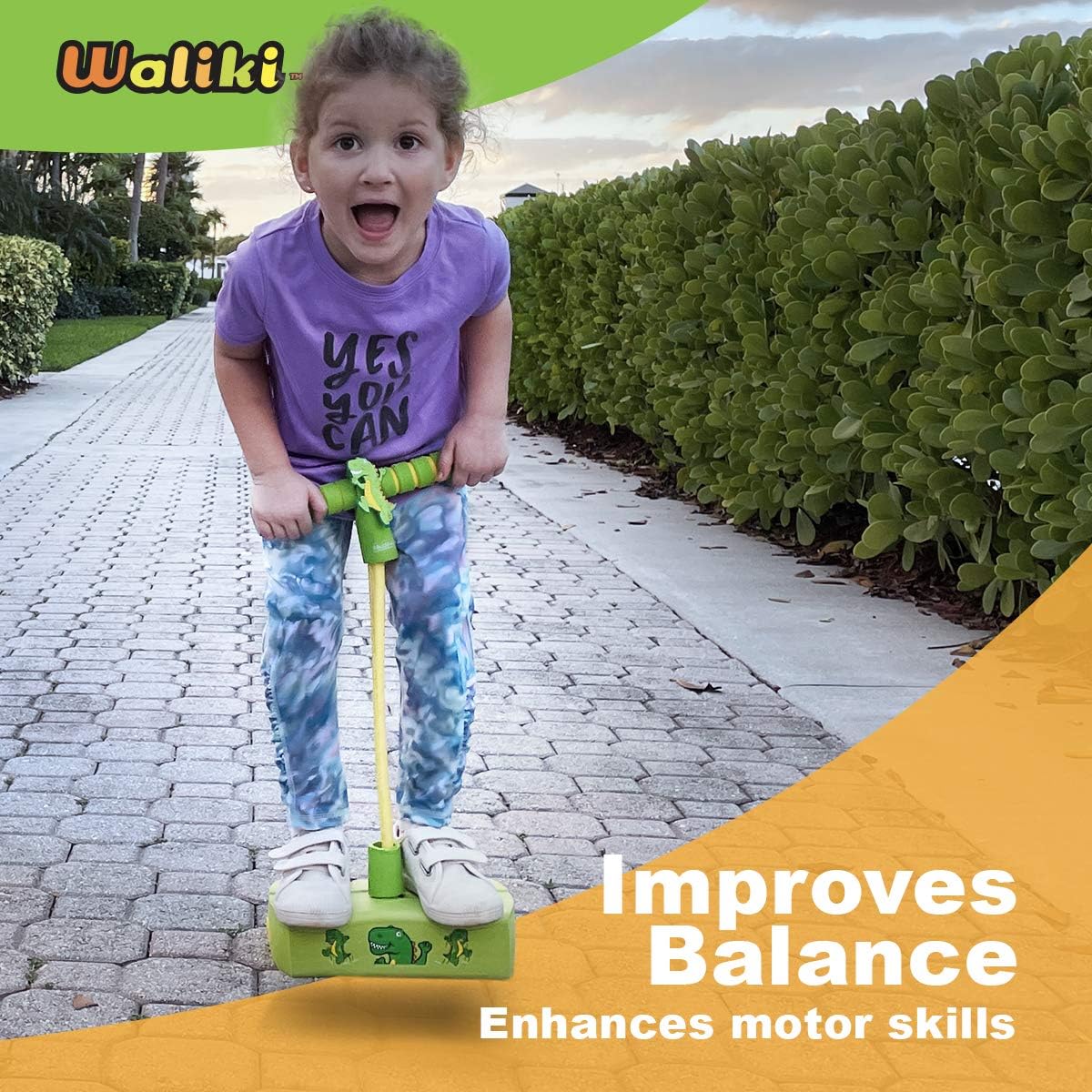 WALIKI Foam Pogo Hopper - Elephant Jumper | Fun and Safe Toy for 4-Year-Olds