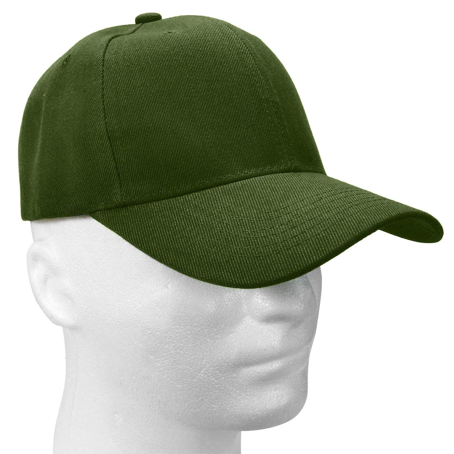 Falari Baseball Cap Adjustable Size for Running Workouts and Outdoor Activities All Seasons (1pc Army Green)