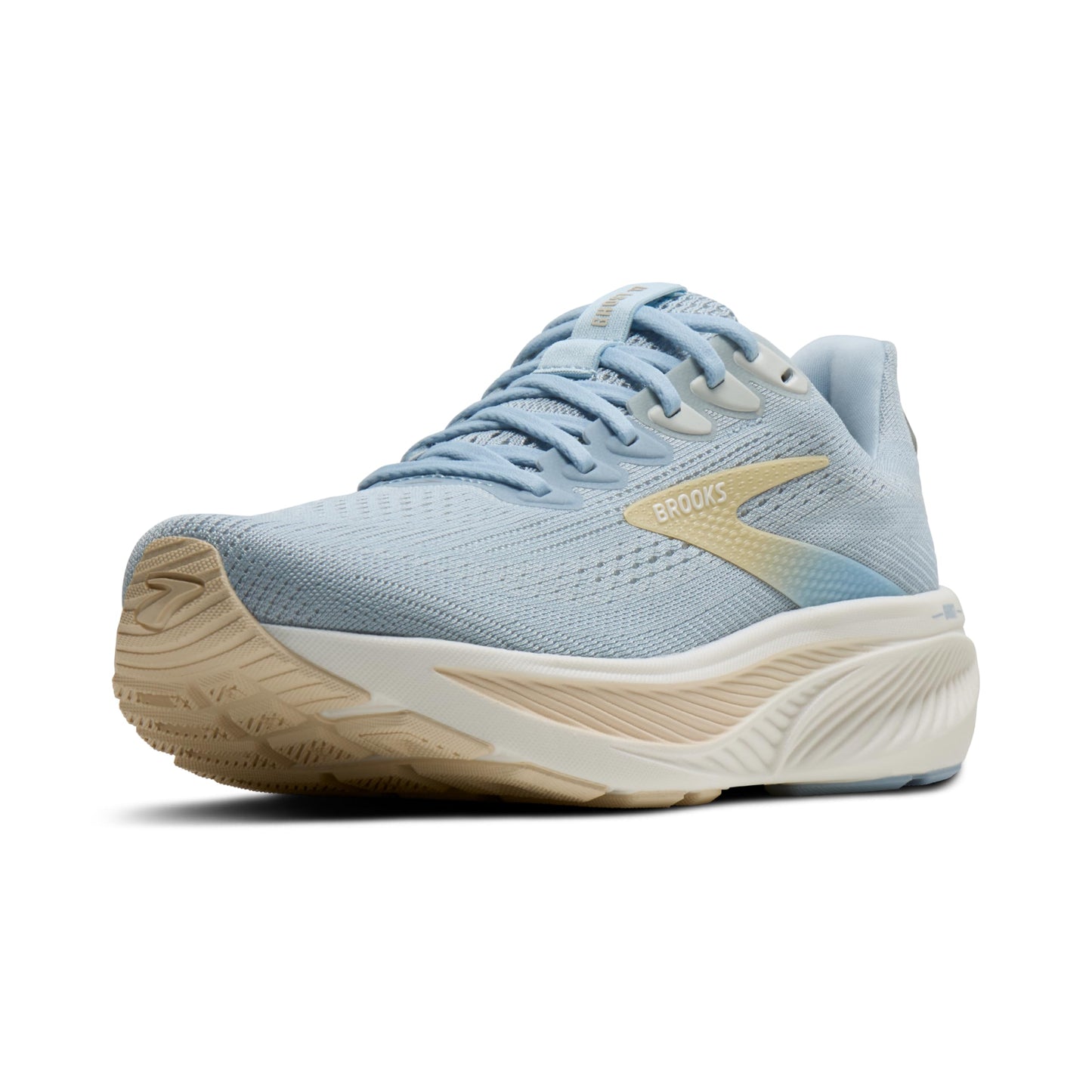 Brooks Women’s Ghost 17 Neutral Running Shoe - Skyway/Coconut/Sand - 5 Medium