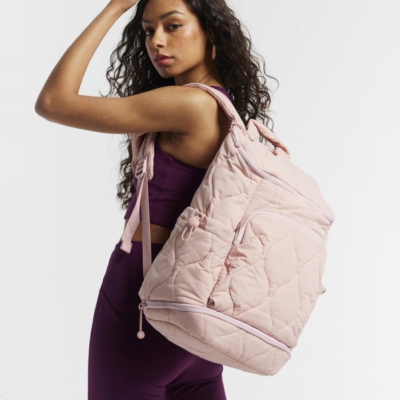 Featherweight Commuter Backpack Travel Bag, Rose Quartz