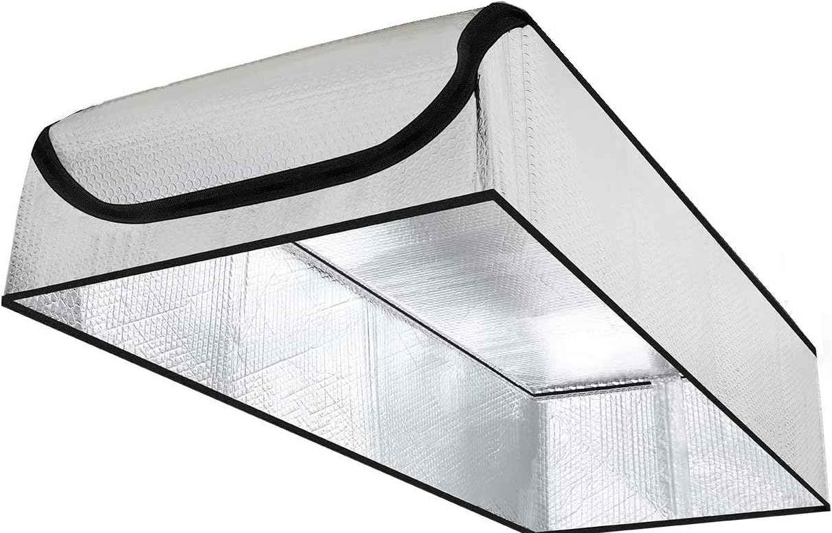 R-15 Attic Door Insulation Cover - 30"x60"x11" Pure Aluminum for Energy Efficiency