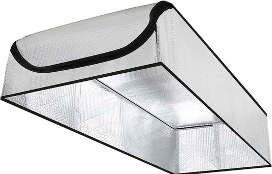 R-15 Attic Door Insulation Cover - 30"x60"x11" Pure Aluminum for Energy Efficiency