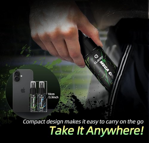 Goalkeeper Glove Spray Bundle by [Brand Name] - MSDS Certified 30ml Grip Spray & 30ml Glove Wash