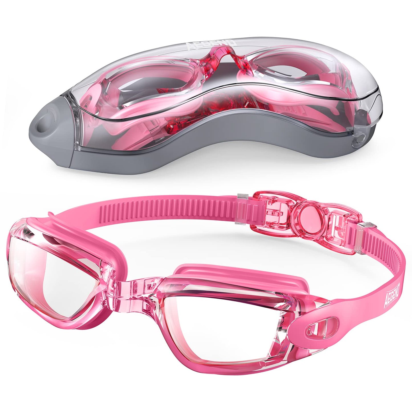 Aegend Swim Goggles, Swimming Goggles No Leaking Full Protect Adult Youth