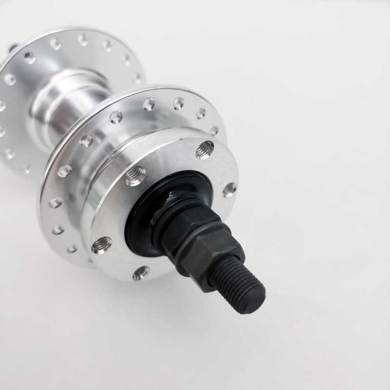 DONSP1986 Bicycle Wheel Part Bicycle Rear Hub 36 Hole, Disc Brake Wheel Hub, Rear Width 135mm, Aluminum Alloy Bike Hub (Silver)