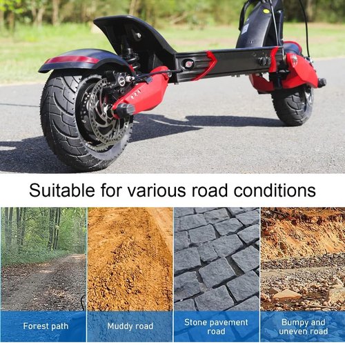 MIMIRACLE 80/65-6 10x2.5 Inner Tube Replacement for Kugoo M4 Pro, Speedual Zero 10X, and More - Thickened, Durable Butyl Rubber Tube with Elbow Valve - 10-Inch 255 * 80 Tire Compatibility