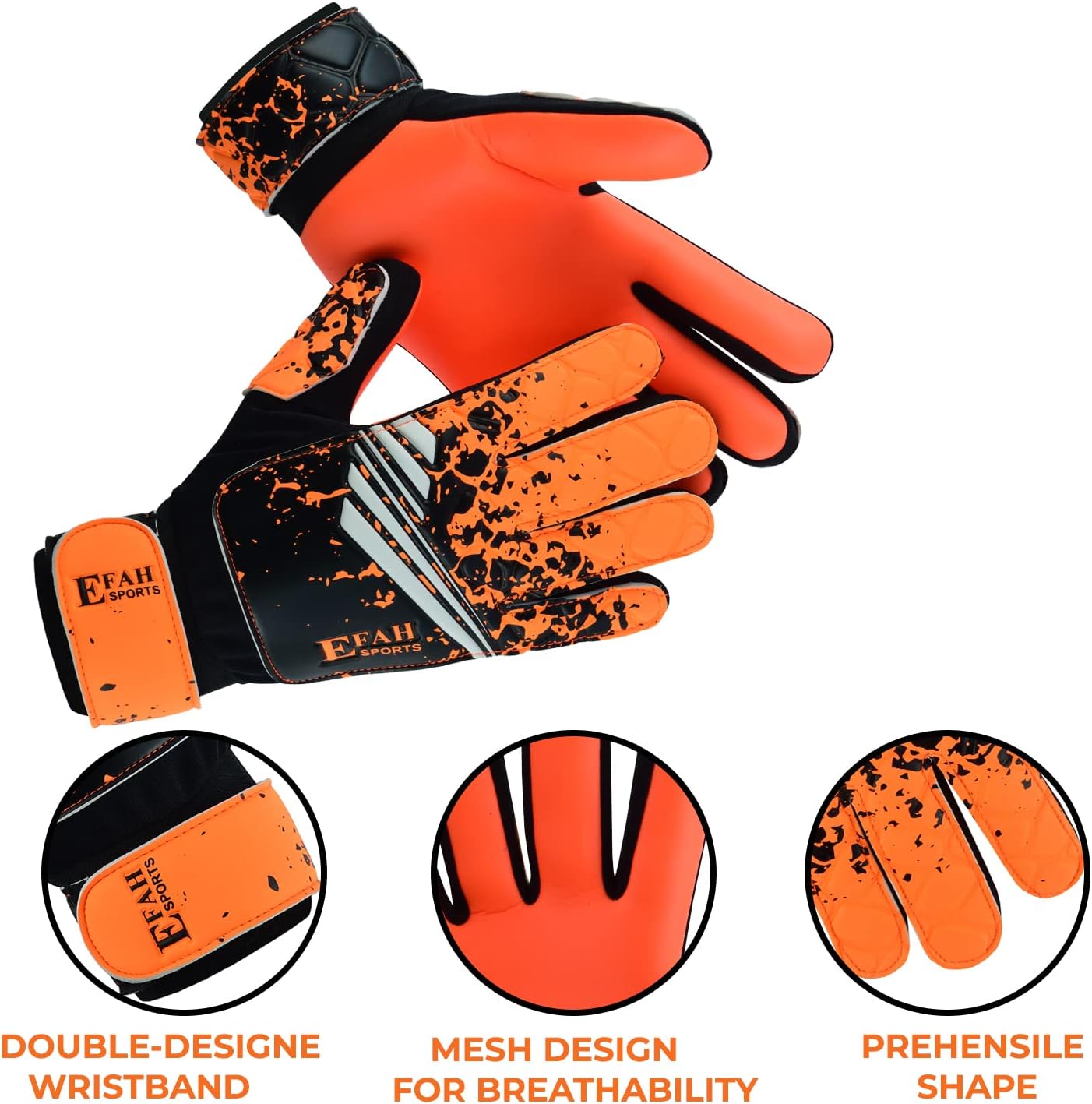 Regine Switzerland Soccer Goalkeeper Gloves - Strong Grip for Kids & Youth | Durable Football Gear