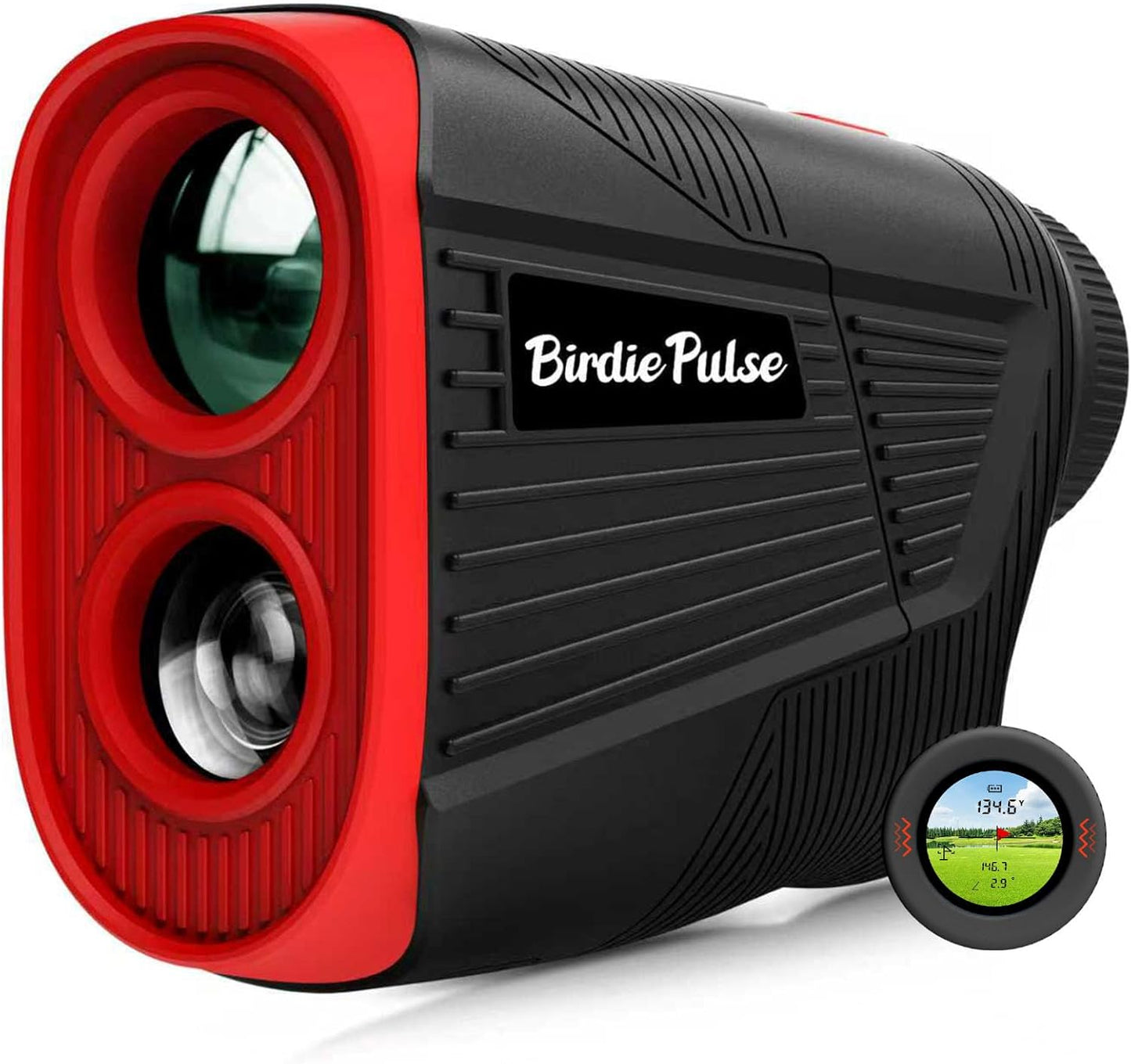 Skiennix Golf Rangefinder - 1300 Yards with Slope & Magnet | Flag Locking Vibration, 6-6.5X Magnification, Rechargeable, Black