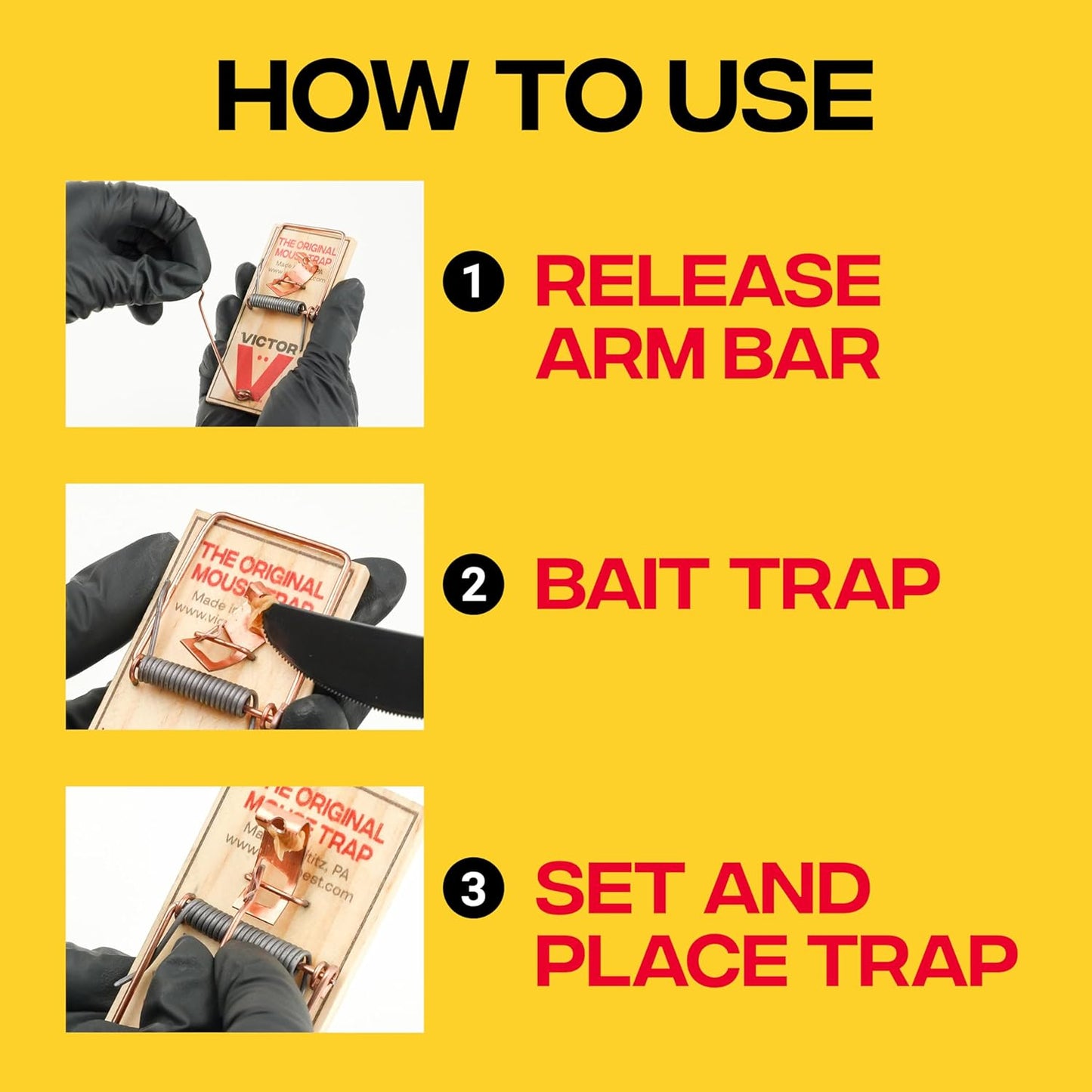 Victor Mouse Traps | M150-12 Wooden Traps with Metal Pedal - Eco-Friendly Pack of 12