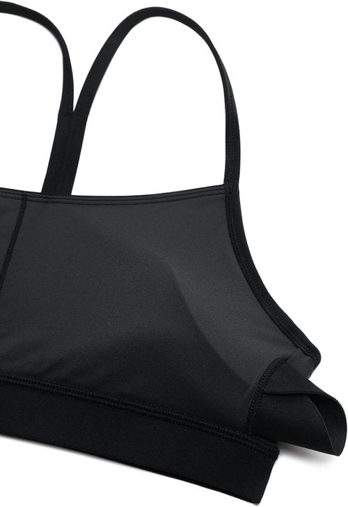 CRZ YOGA Y-Back Sports Bra for Women - Padded Low Impact Workout Top in Butterluxe Fabric