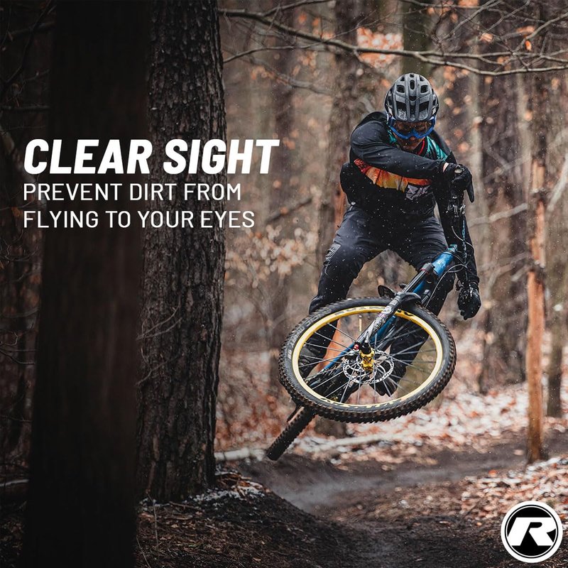 Riesel Design - Front Bike Fender for Face and Suspension Fork Protection - Secure Fit, for Enduro, Trail, All Mountain, Cross Country, Freeride, Downhill or E-MTB - Schlamm:PE - Los Muertos