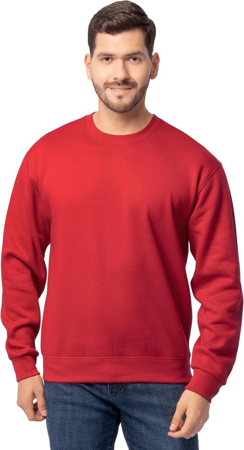 Fruit of the Loom Men's Eversoft Fleece Crewneck Sweatshirts - Moisture-Wicking & Breathable, Sizes S-4X