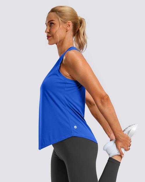 G Gradual Women's Racerback Workout Tank Top - Loose Fit Athletic Yoga Shirt for Gym & Running