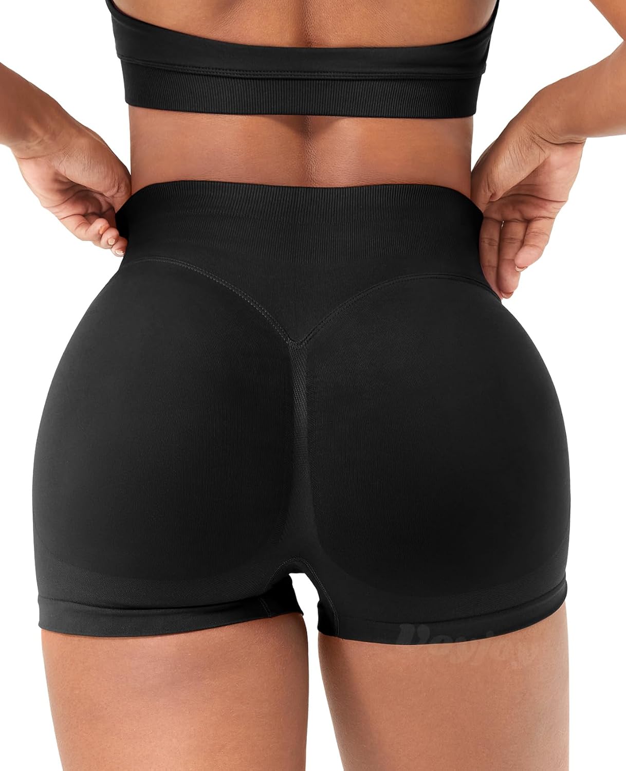 VOYJOY Workout Shorts for Women - Scrunch Butt Lifting Seamless Gym Biker Shorts | 2.5" to 6" Sizes