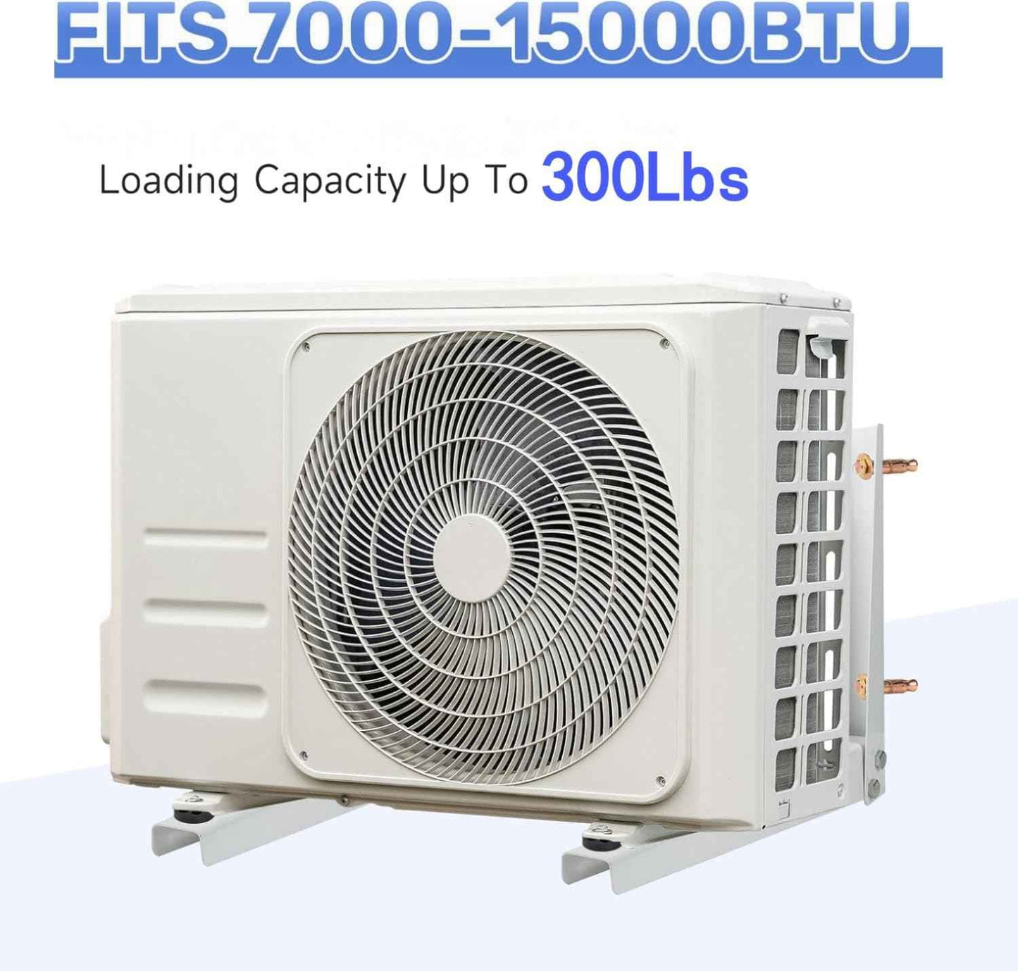 Mini Split Air Conditioner Wall Mounting Bracket, Heavy Duty Foldable Support Bracket for Outside AC Unit / Heat Pump Unit 7000-15000 BTU