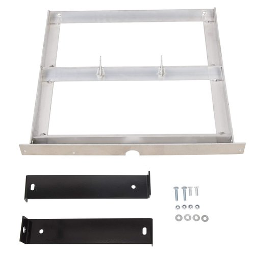 ALMULOO Aluminum Battery Tray Compatible with 1994-2013 EZGO TXT/Medalist Golf Carts, 6-Compartment Rack with Mounting Hardware