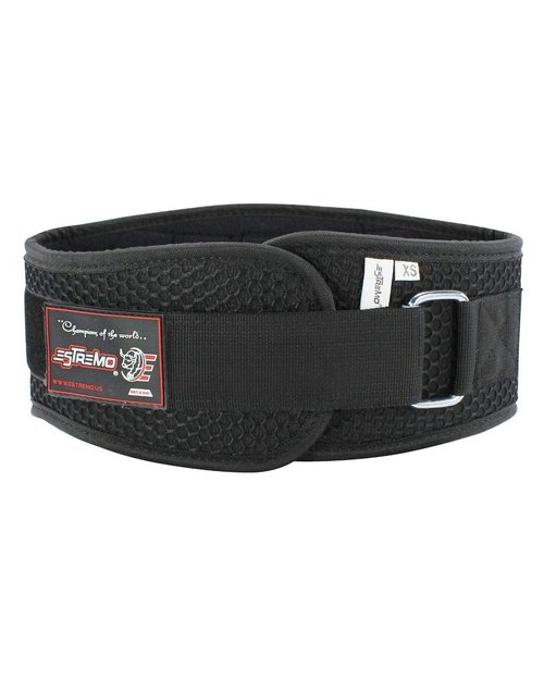ESTREMO Weight Lifting Back Support(6-Inches-Wide) Belt Neoprene Gym Fitness Training,Functional Cross Training Exercises,Squats,Lumbar,Powerlifting Deadlifts Workout Black X-Large (40"-44")