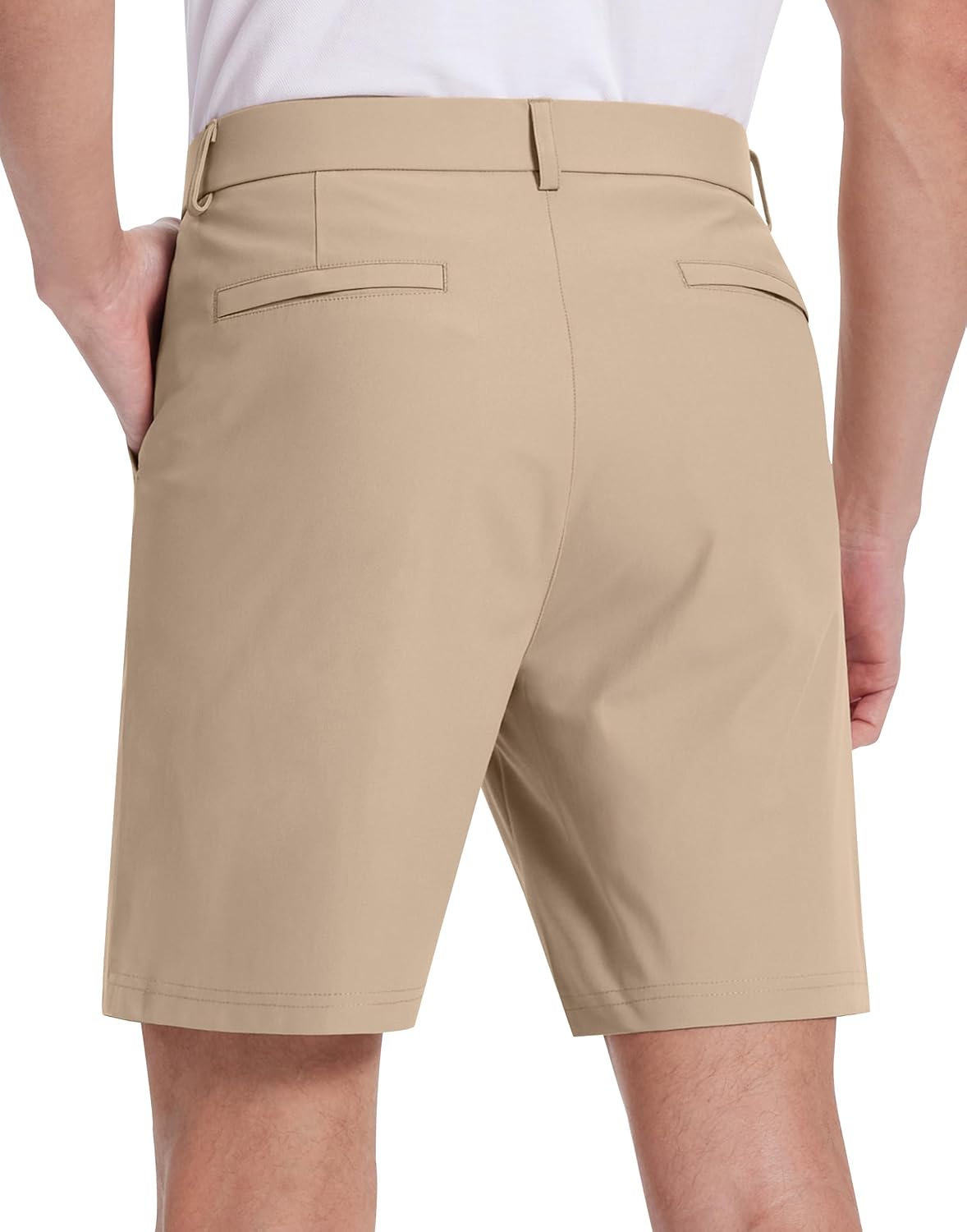 SERAMY Men's Golf Dress Shorts - 7-Inch Inseam, Quick-Dry, Lightweight, 5 Pockets, Flat Front