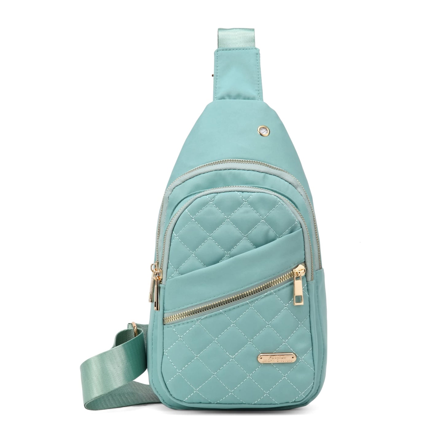 AOSTIHOT Small Sling Backpack Crossbody Sling Bag for Women, Casual Chest Daypack Cross Body for Travel Running Hiking Green
