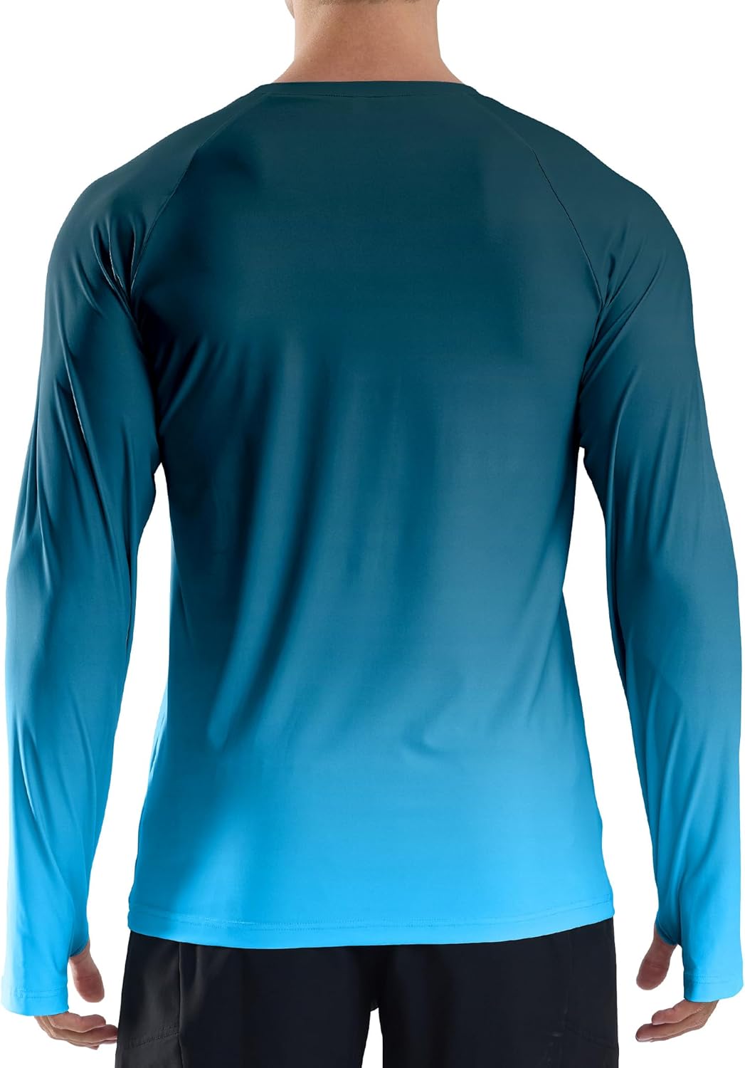 Skiennix Men's UPF 50+ Sun Protection Long Sleeve Rash Guard | Quick-Dry Lightweight Swim Shirt