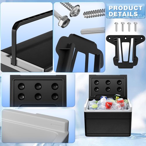 CLUBRALLY Golf Cart Sand Bottle with Holder, Universal No Drilling Sand Bottle Kit, Large Capacity Divot Filler Sand Bottle, Fits Club Car, EZGO, Yamaha with 1" Square Tubes