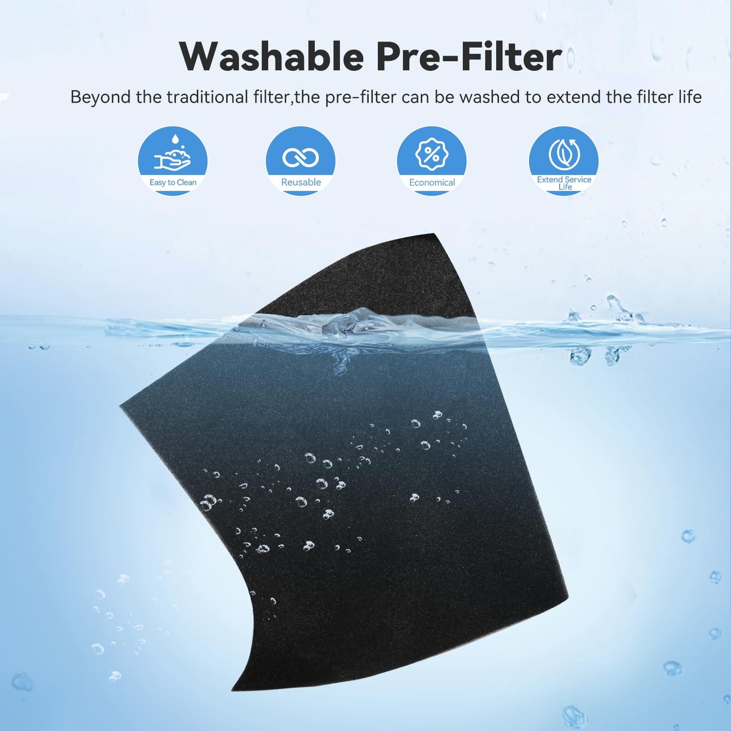 P280 P260 Air Purifier Replacement Filter,Only Compatible with TPLMB/YARIKI P280 and AIUZLK P260 Air Purifies for Home,Washable Pre-Filter,H13 HEPA,Activated Carbon,P280-WRF (2 Pack)