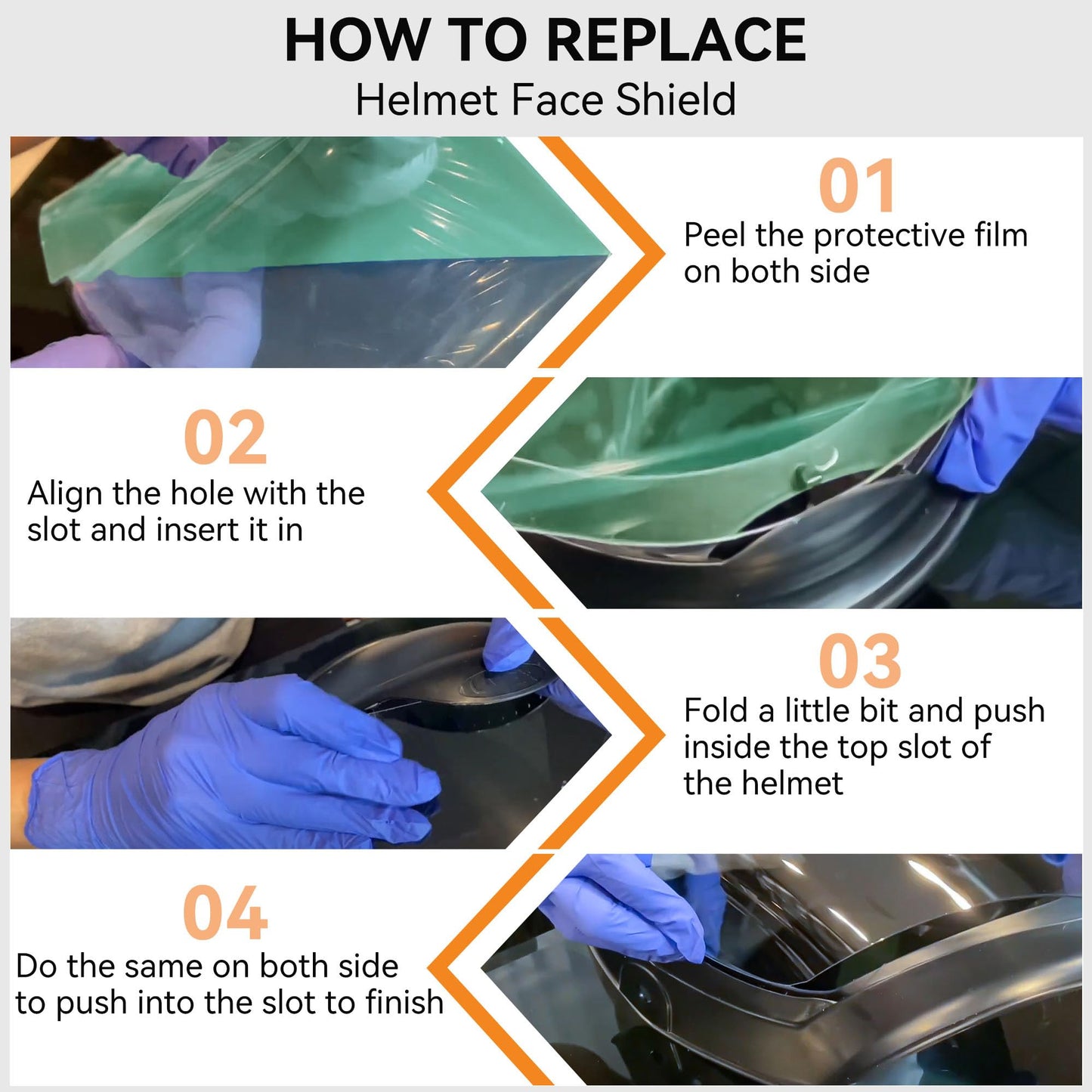 Feekoon Face Shield Replacement Lens Compatible with S8555, Compatible with Honeywell/Uvex S8500/S8510 Face Shield, Protective Safety Visor Replacement, with Clear Polycarbonate, Anti-Fog(1 Pack)