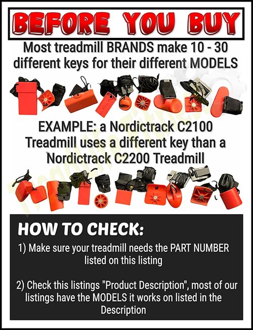 Treadmill Safety Stick Key - Compatible with Various Schwinn Treadmill Models