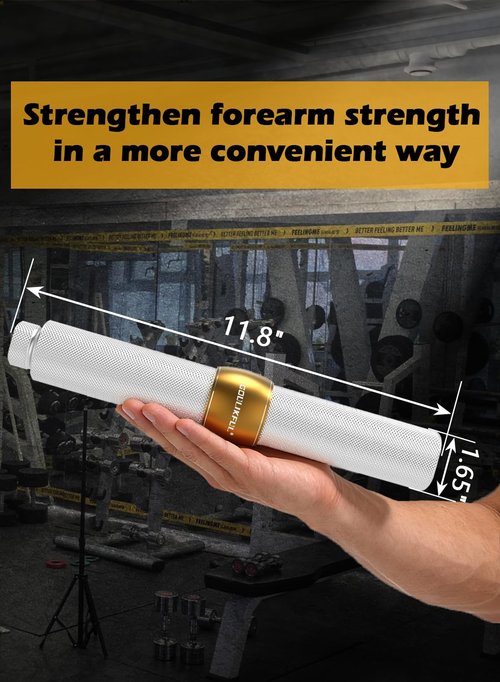 GOULIKFUL Grip Strength Trainer, Aluminum Alloy Forearm Strengthener Wrist Trainer with Adjustable Resistance Knob, Forearm Exerciser for Home Gym Sports Man Women Wrist Arm Builder