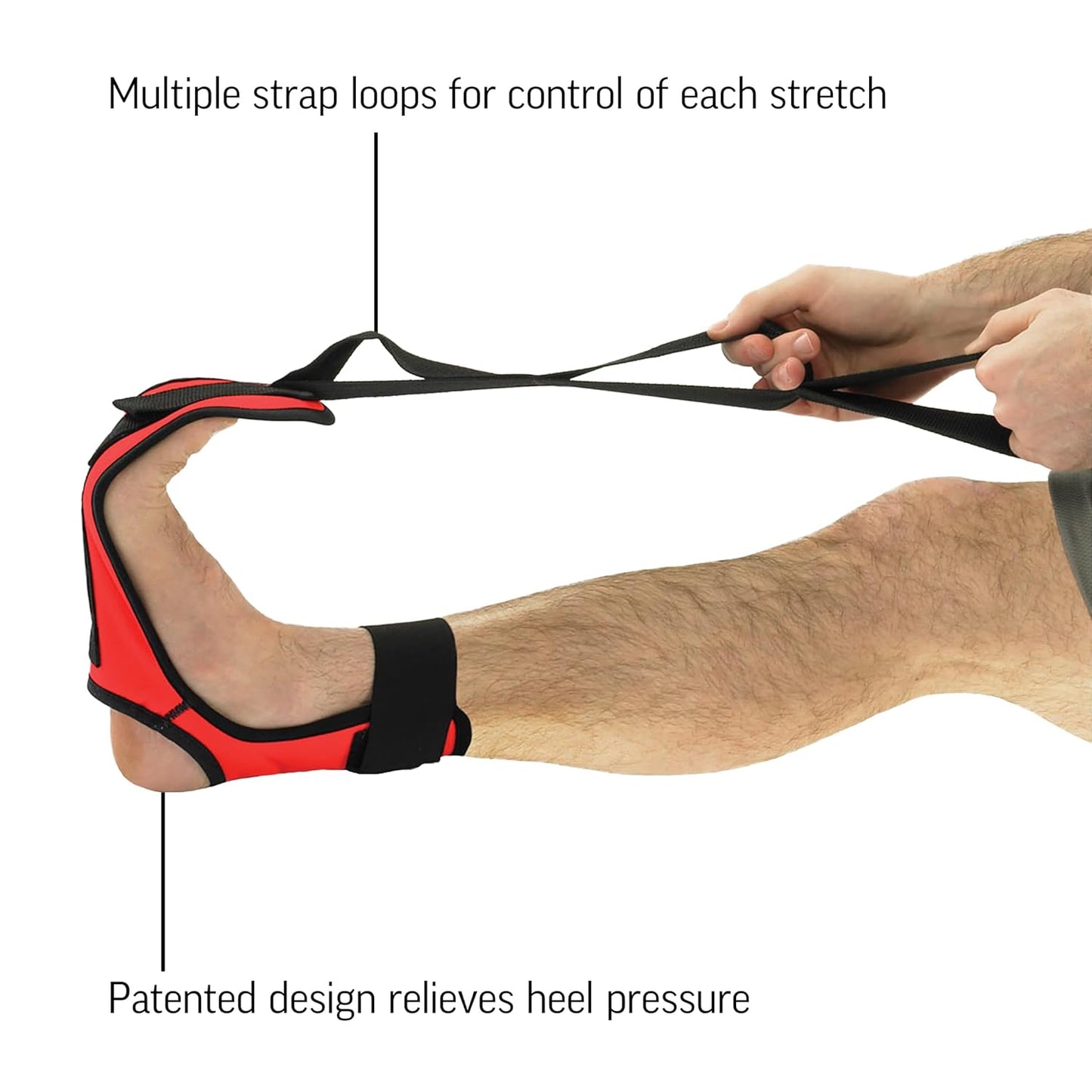 OPTP The Original Stretch-EZ | USA-Made Plantar Fasciitis & Hamstring Stretching Strap