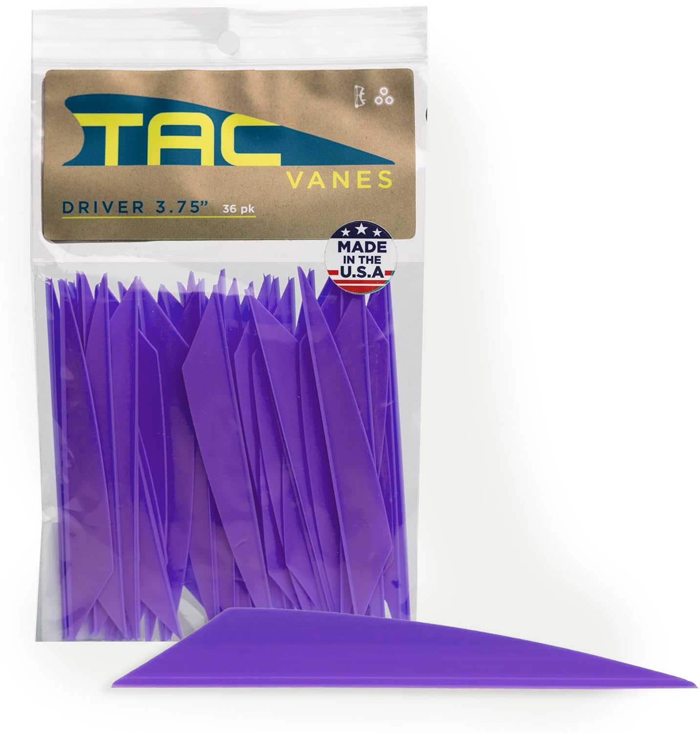 TAC Vanes Hybrid Archery Vanes - Perfect for Bowhunting & Recreational Shooting
